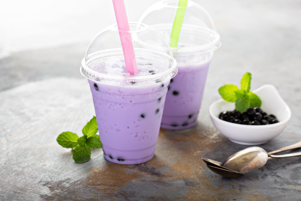 Bubble tea al taro