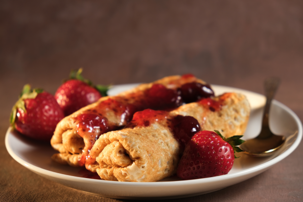 Crêpes ai frutti rossi