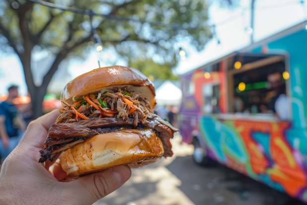 Food Truck di burger halal