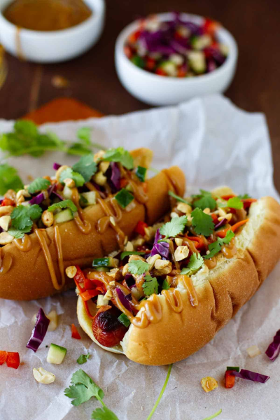 L’hot dog vegetariano