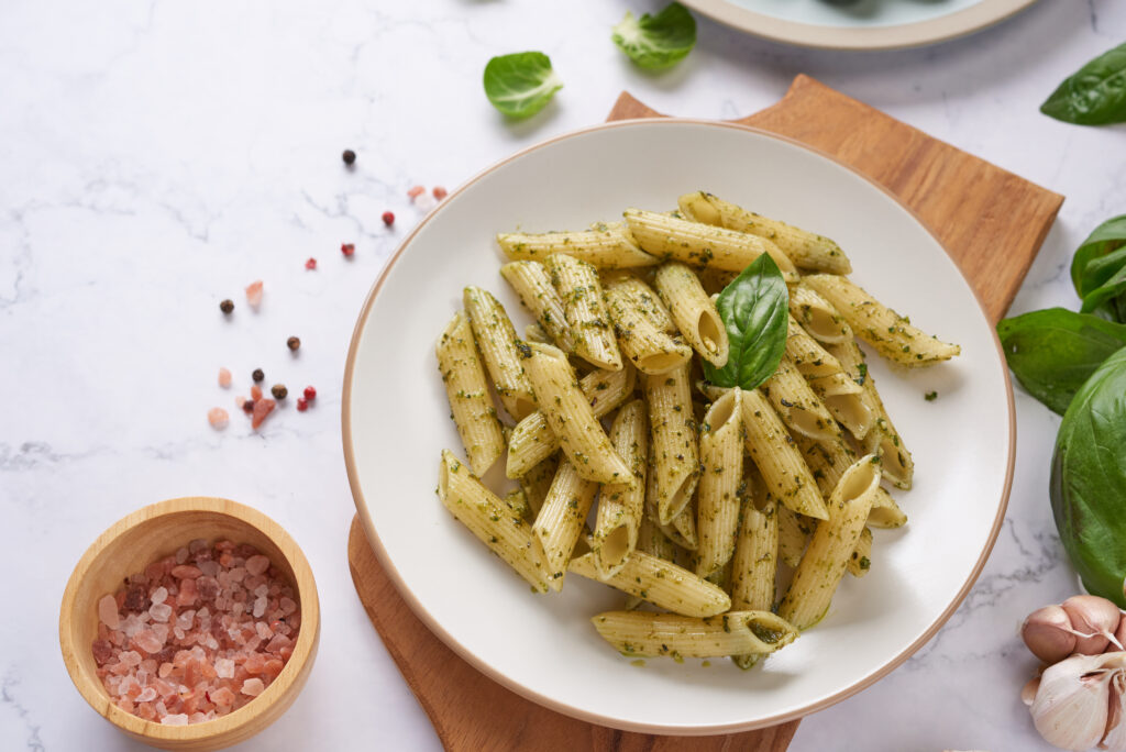 Pasta al pesto alla genovese